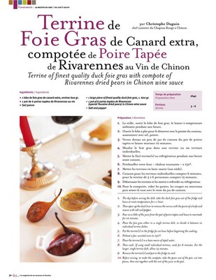 Foie gras à la Poire Tapée